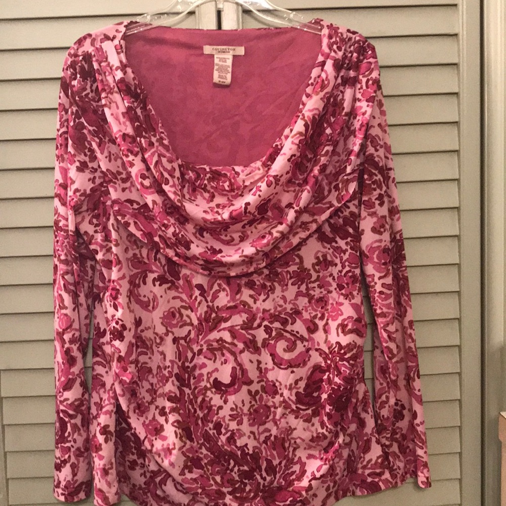 Covington Woman blouse, 27”L x 20”W from underarms